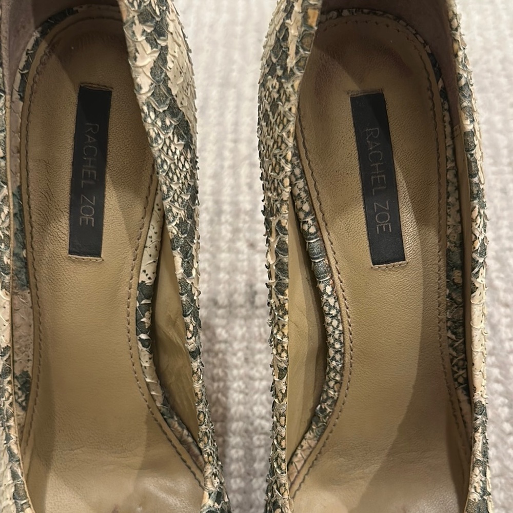 Rachel Zoe python pumps - Picture 2 of 9
